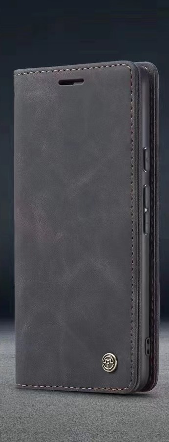 IPHONE 12 MINI MAT SORT VINTAGE LOOK FLIPCOVER